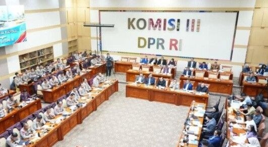 Liputan Hasil Sidang RDP Polri Bersama DPR RI